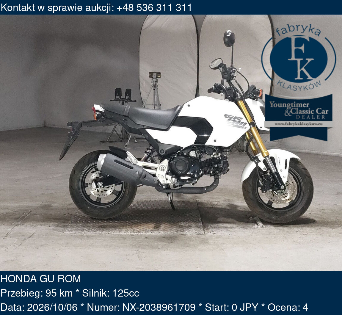 HONDA GU ROM  - zdjęcie 2