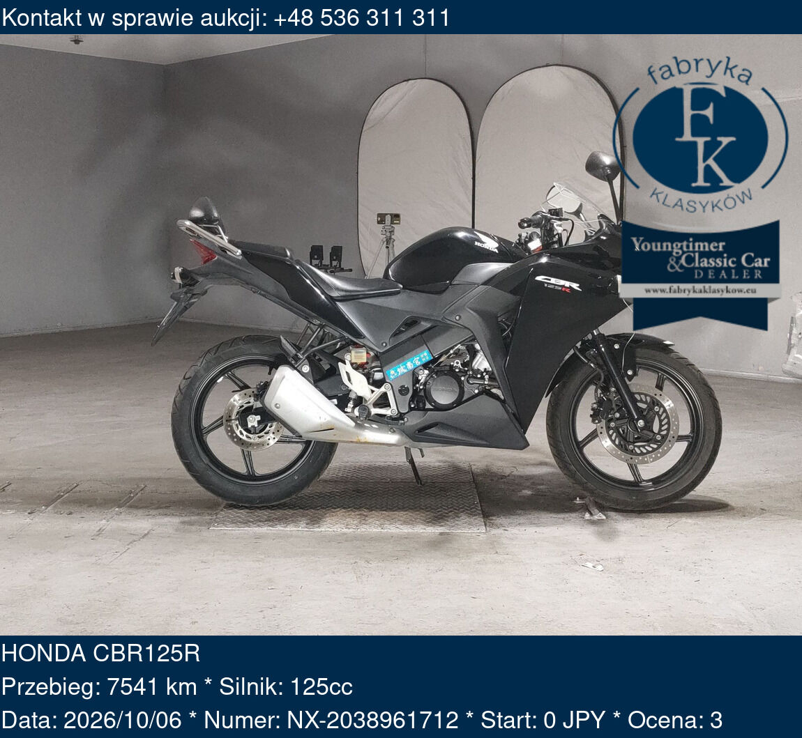 HONDA CBR125R  - zdjęcie 2