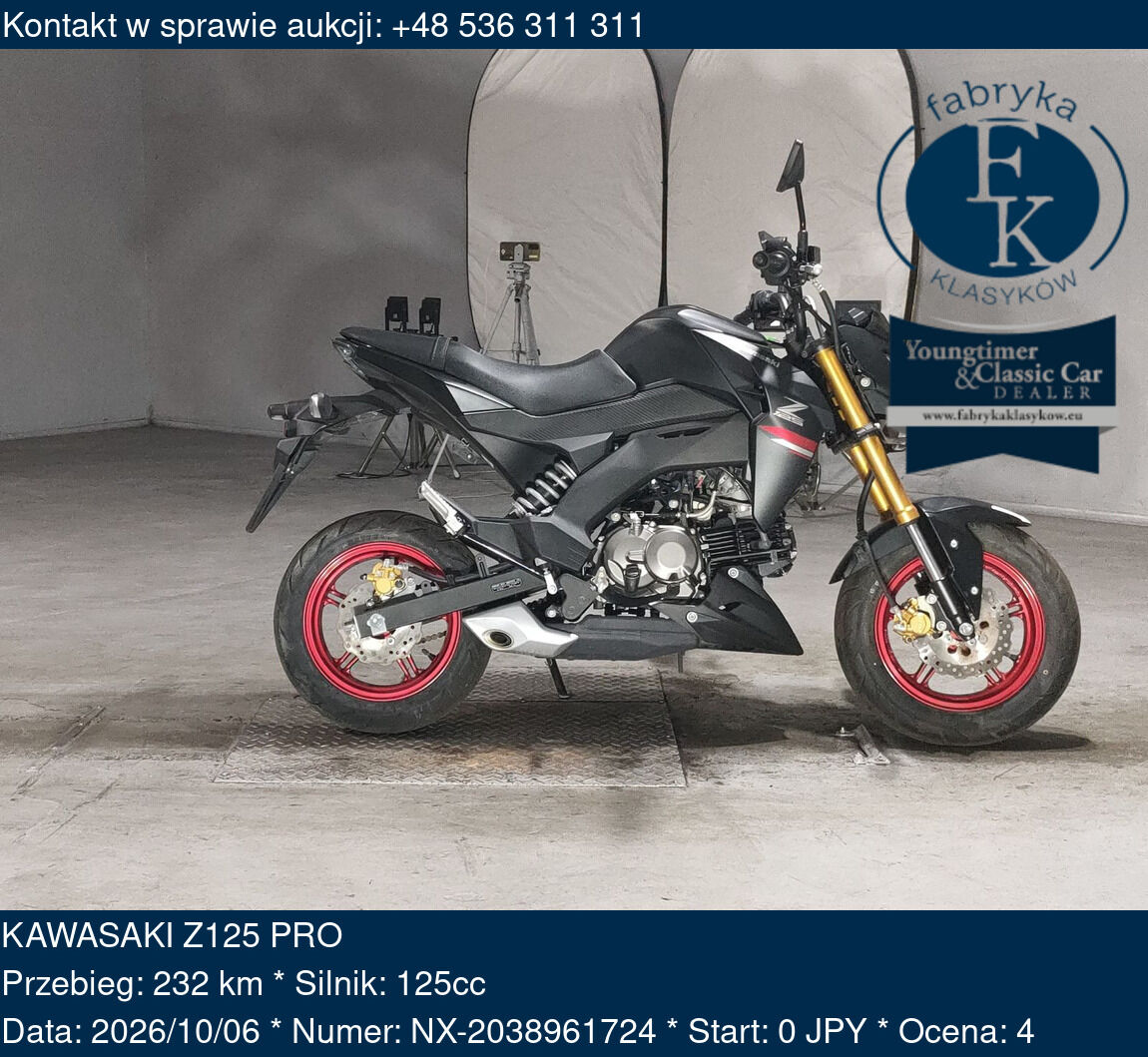 KAWASAKI Z125 PRO - zdjęcie 2