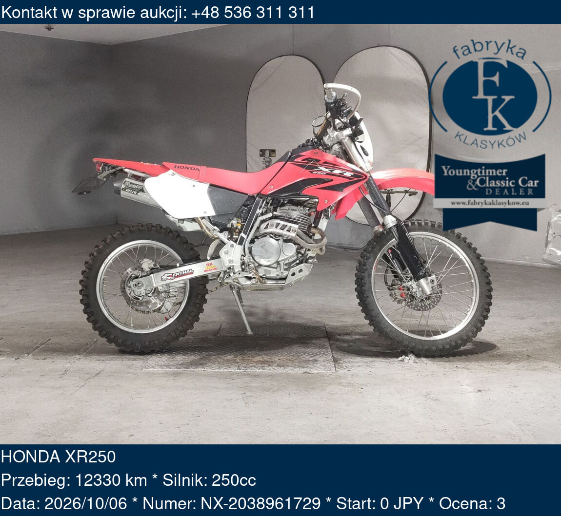 HONDA XR250 - zdjęcie 2