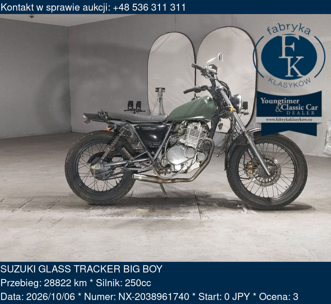 SUZUKI GLASS TRACKER BIG BOY  - zdjęcie 2