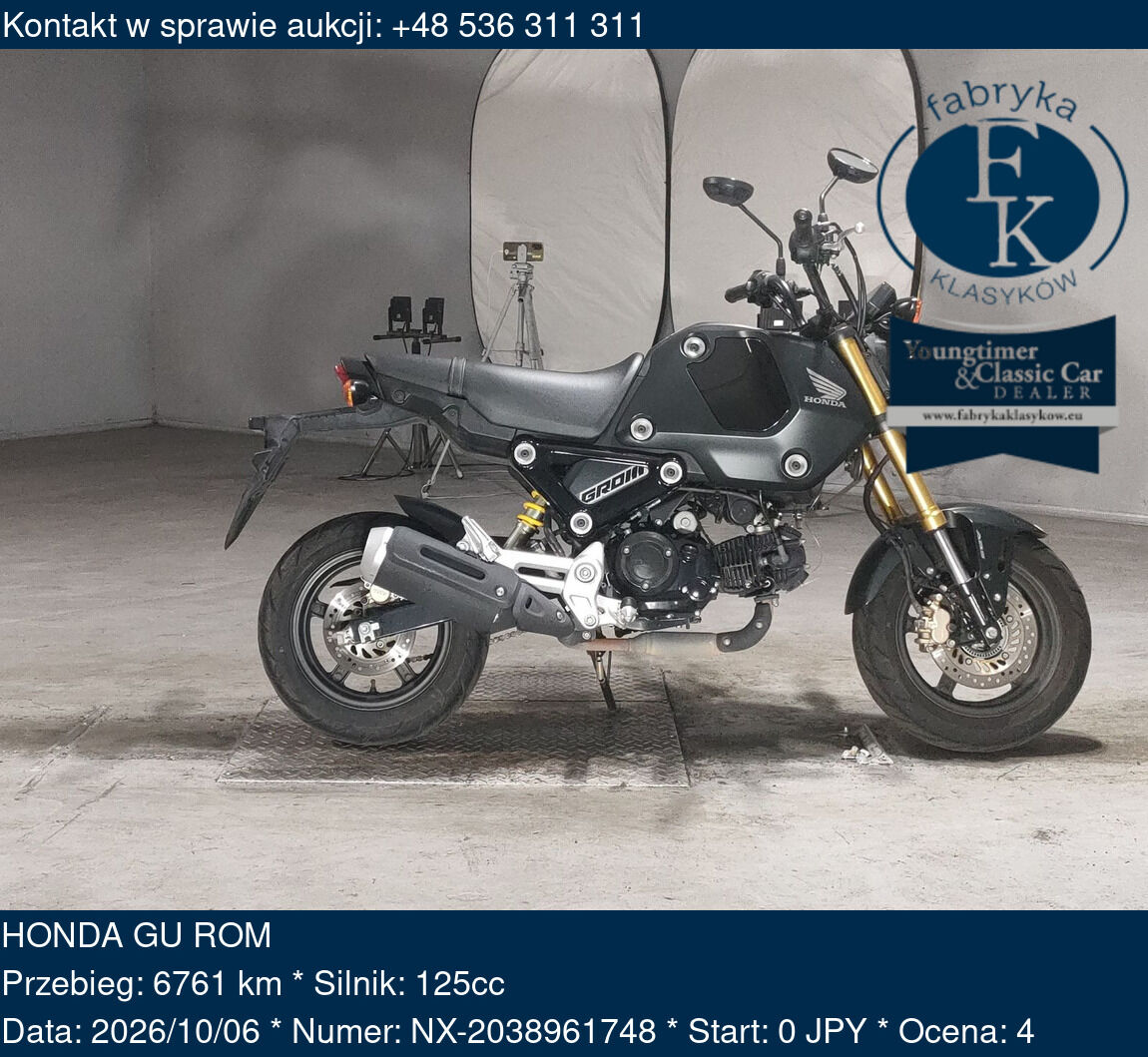 HONDA GU ROM  - zdjęcie 2