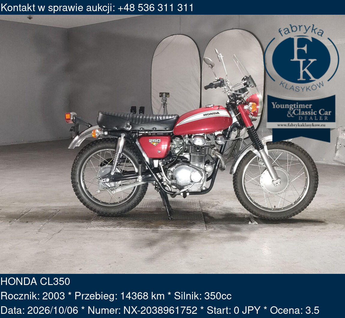 HONDA CL350 2003 - zdjęcie 2