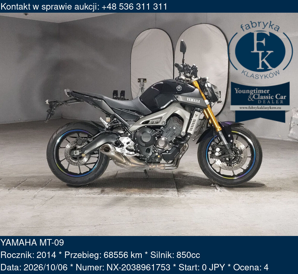YAMAHA MT-09 2014 - zdjęcie 2