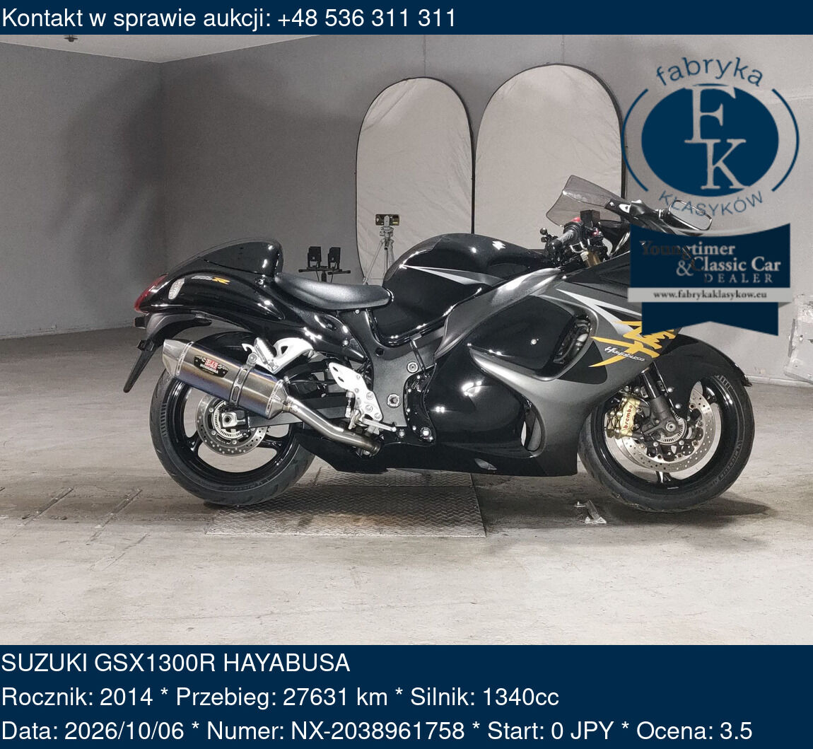 SUZUKI GSX1300R HAYABUSA 2014 - zdjęcie 2