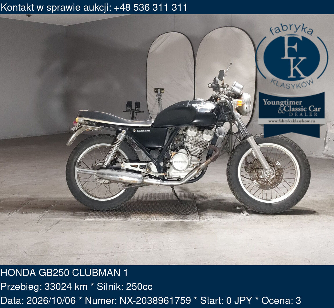 HONDA GB250 CLUBMAN 1  - zdjęcie 2
