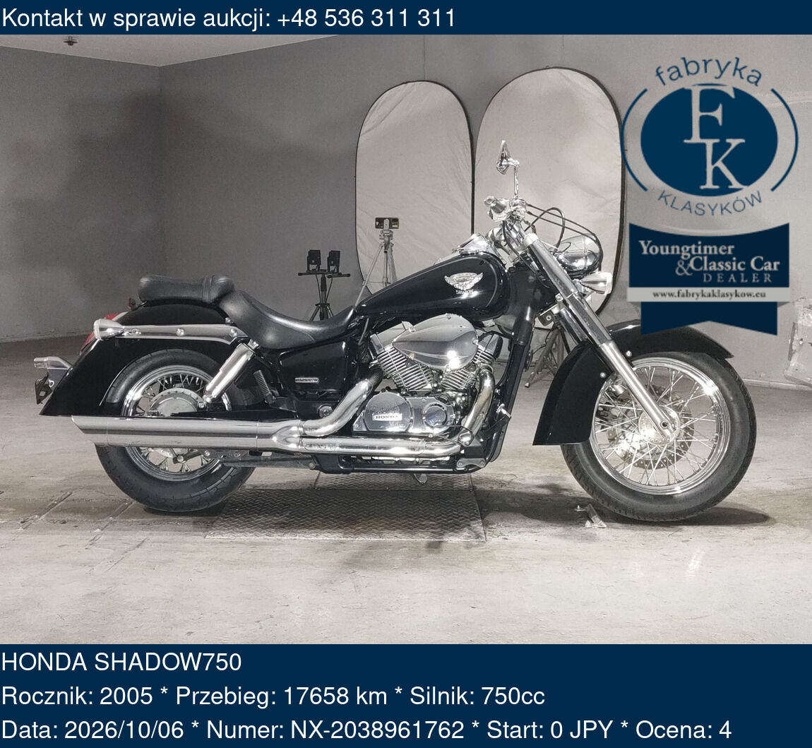 HONDA SHADOW750 2005 - zdjęcie 2