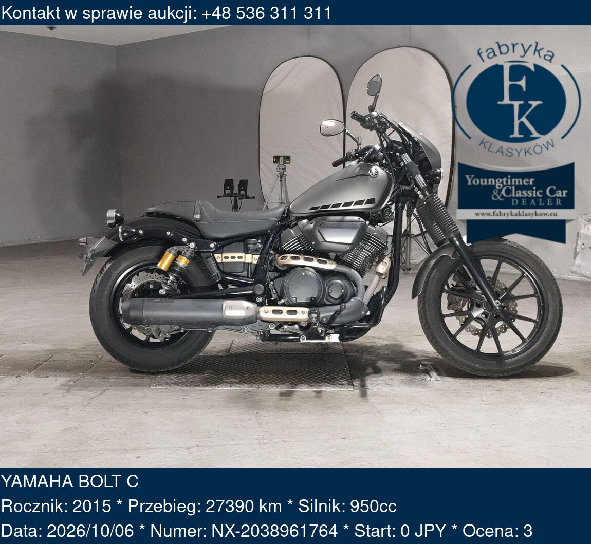 YAMAHA BOLT C 2015 - zdjęcie 2