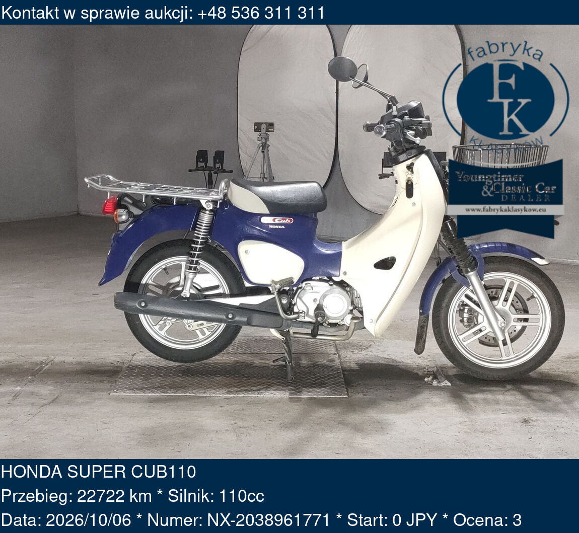 HONDA SUPER CUB110  - zdjęcie 2