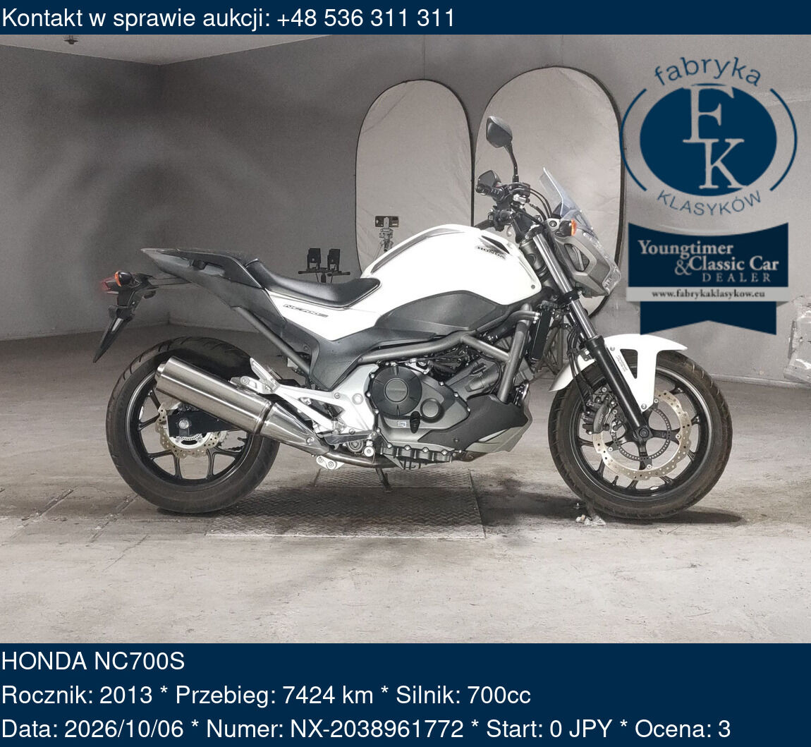 HONDA NC700S 2013 - zdjęcie 2