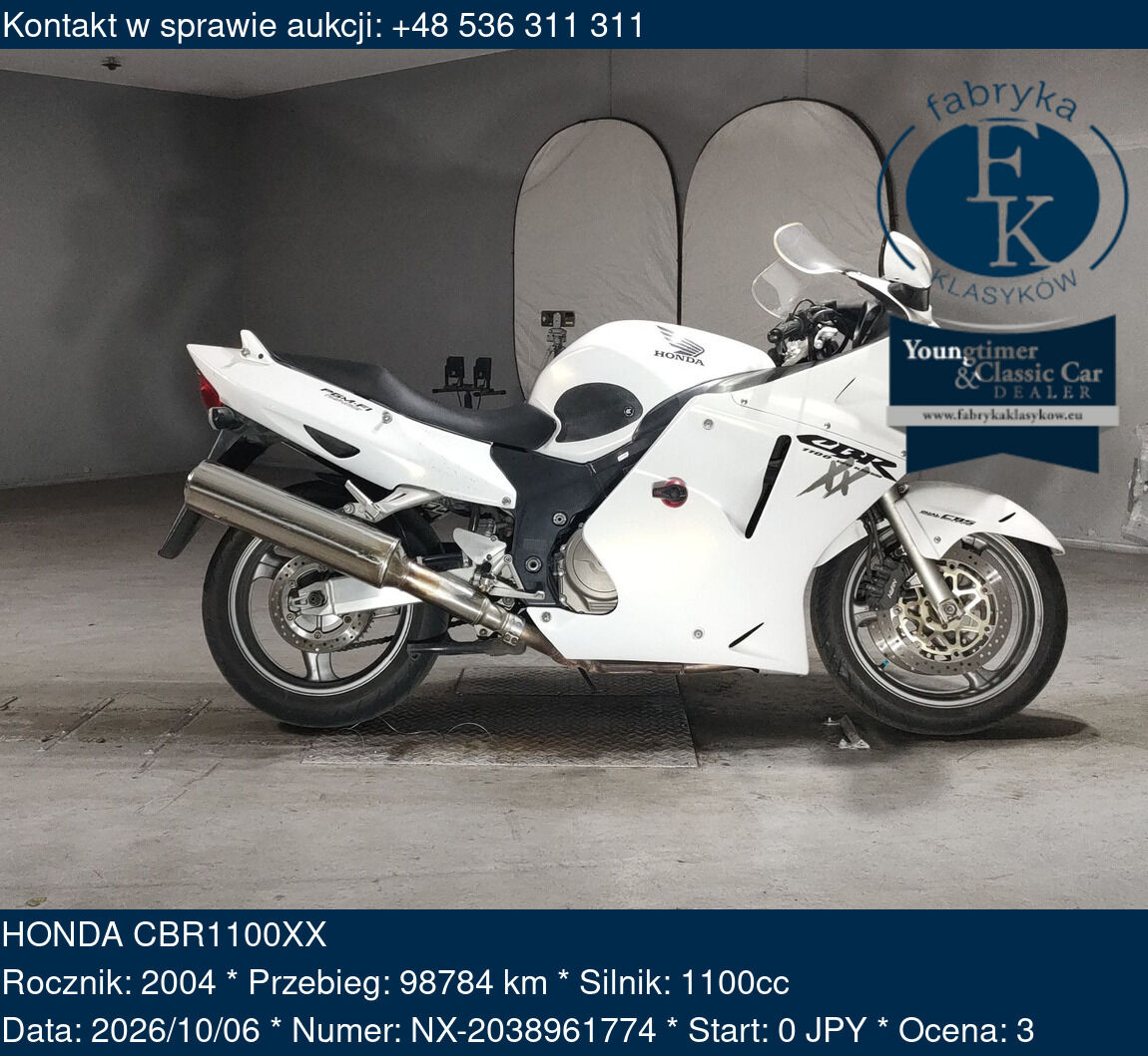HONDA CBR1100XX 2004 - zdjęcie 2