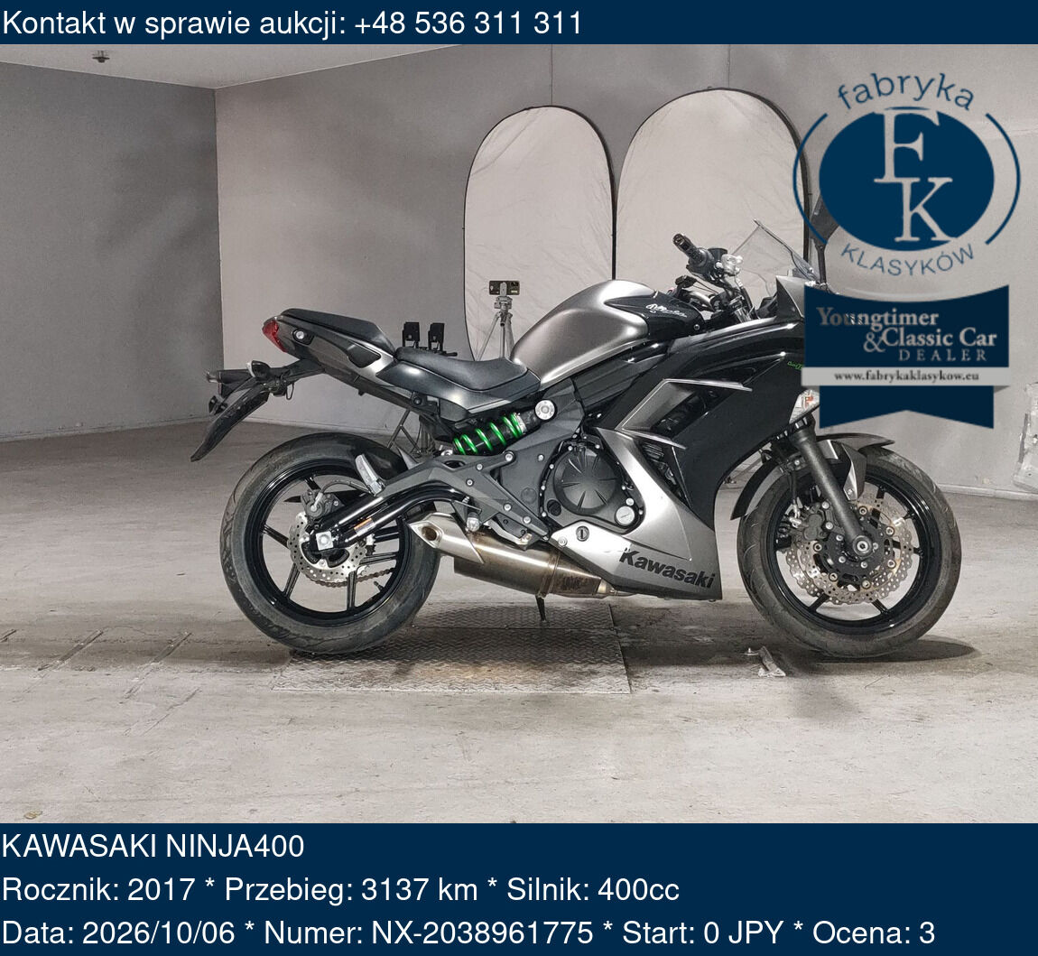 KAWASAKI NINJA400 2017 - zdjęcie 2