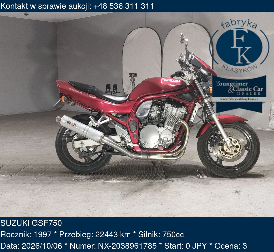 SUZUKI GSF750 1997 - zdjęcie 2