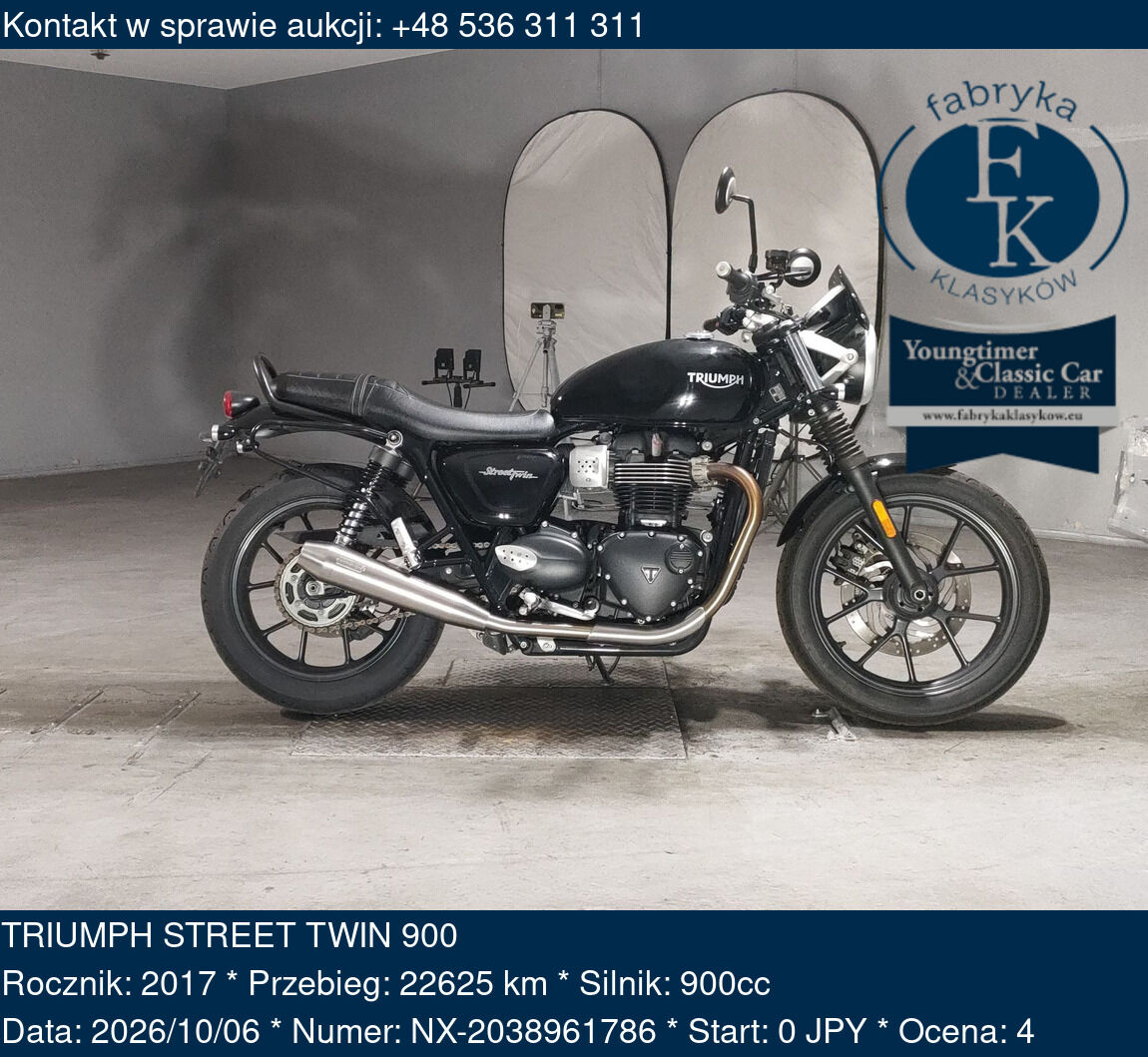 TRIUMPH STREET TWIN 900 2017 - zdjęcie 2