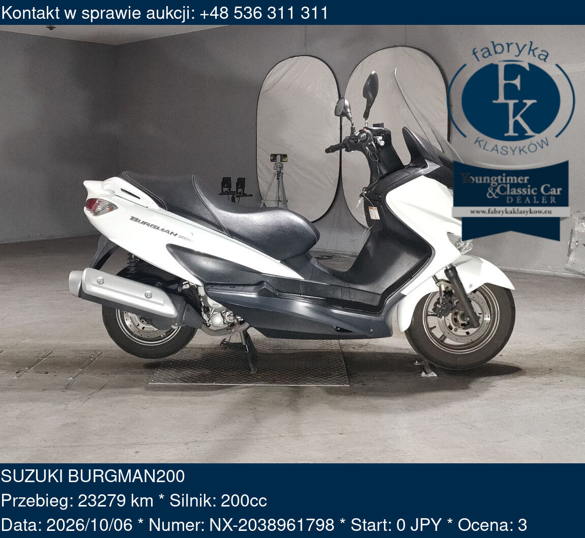 SUZUKI BURGMAN200  - zdjęcie 2