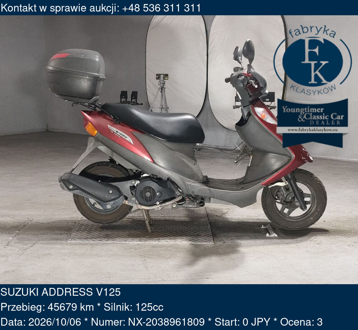 SUZUKI ADDRESS V125  - zdjęcie 2