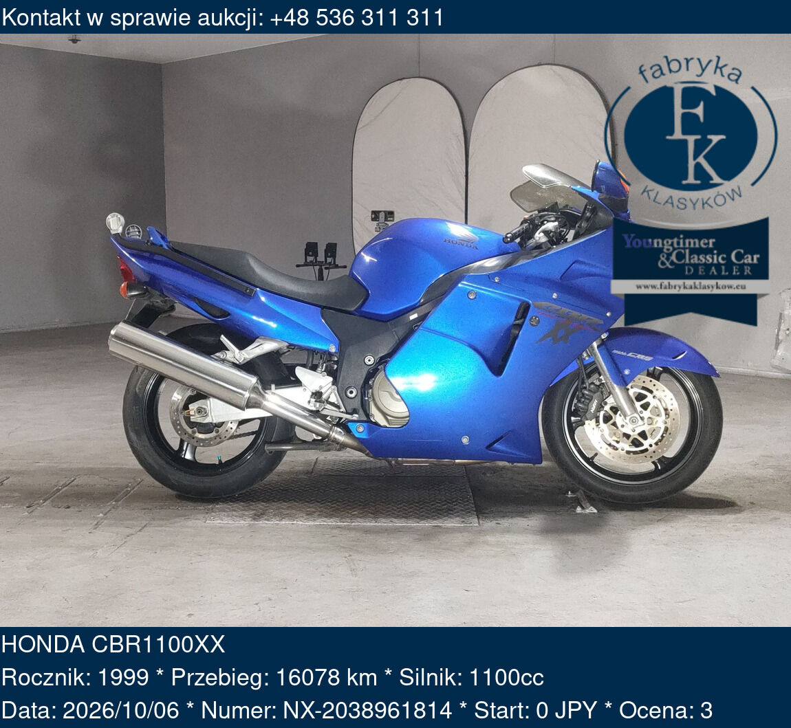 HONDA CBR1100XX 1999 - zdjęcie 2