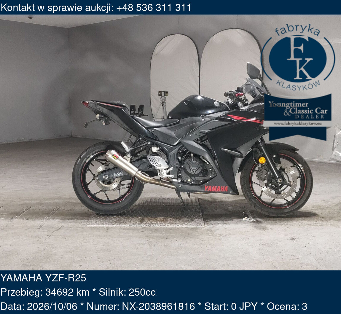 YAMAHA YZF-R25  - zdjęcie 2