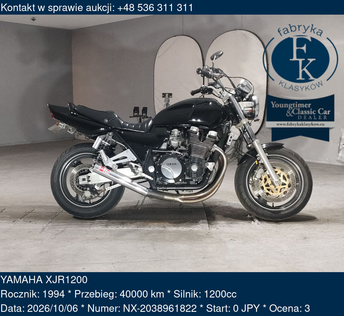 YAMAHA XJR1200 1994 - zdjęcie 2