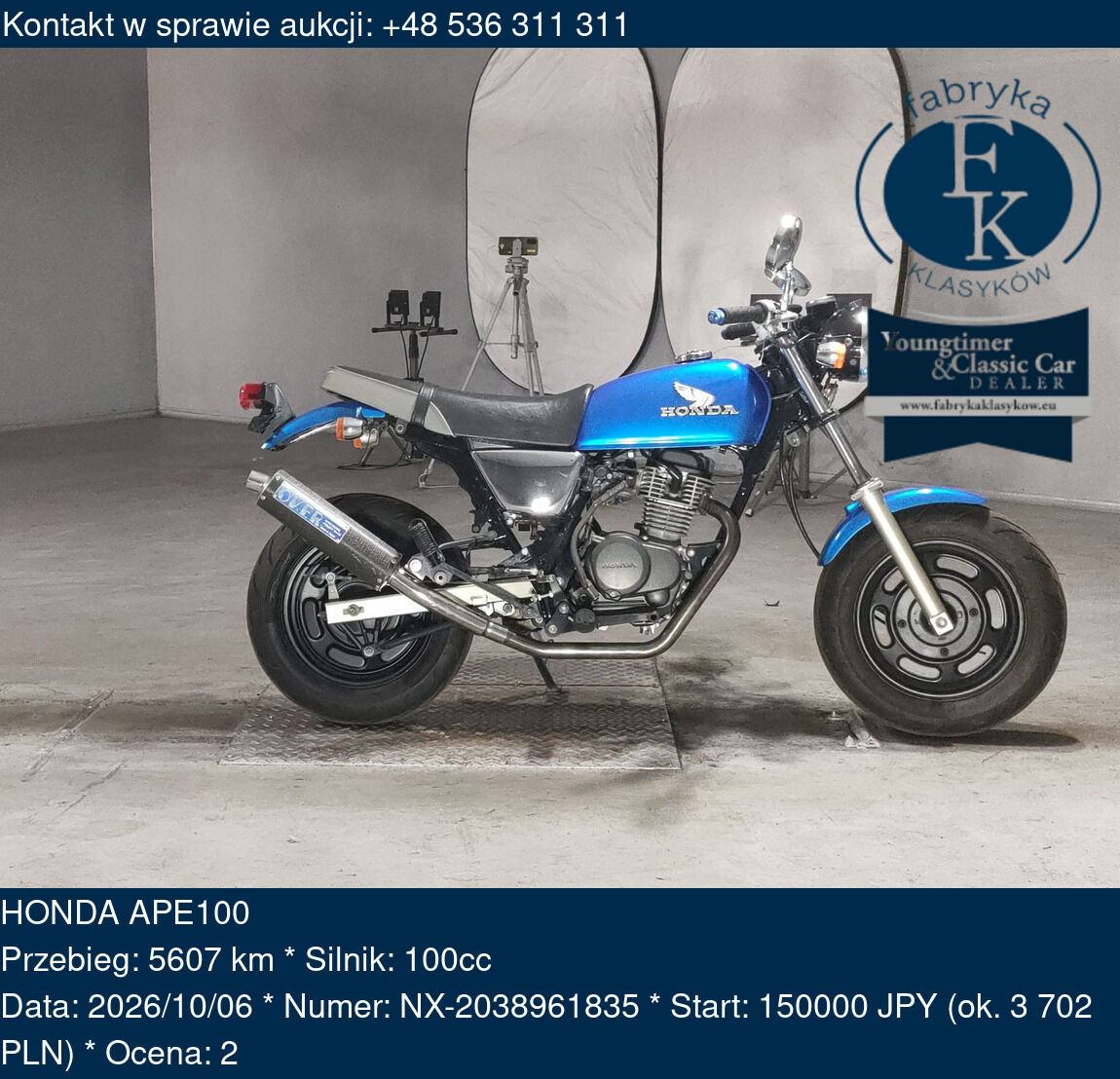 HONDA APE100  - zdjęcie 2
