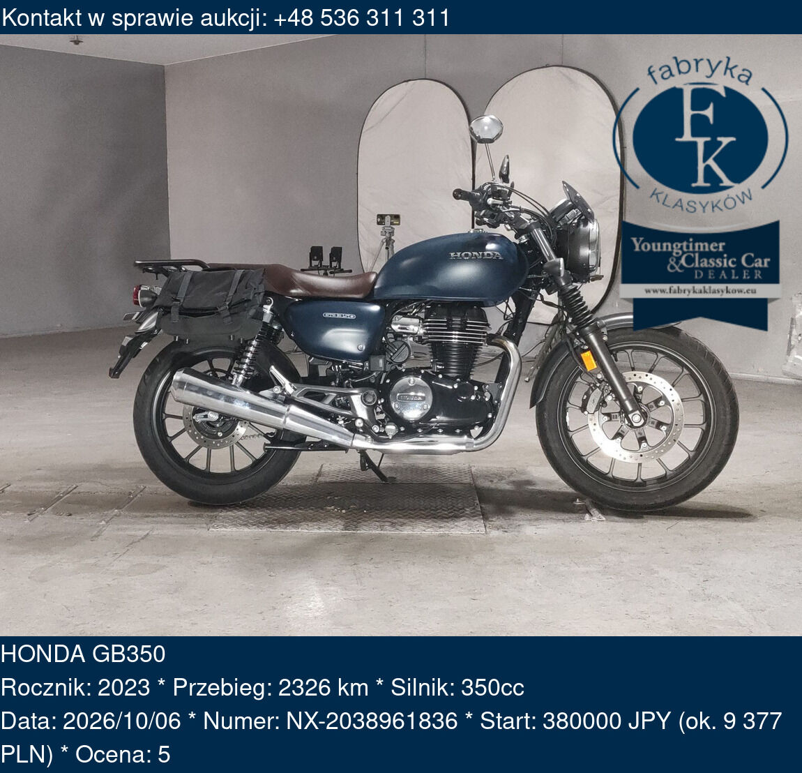 HONDA GB350 2023 - zdjęcie 2