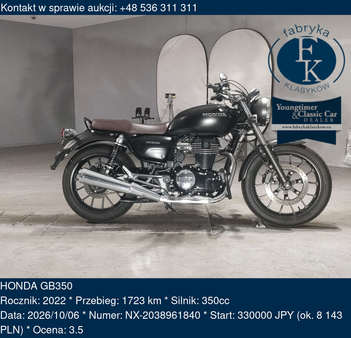 HONDA GB350 2022 - zdjęcie 2