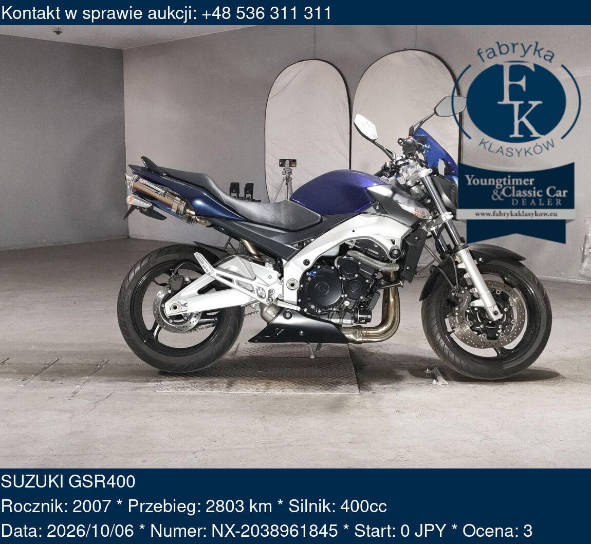 SUZUKI GSR400 2007 - zdjęcie 2