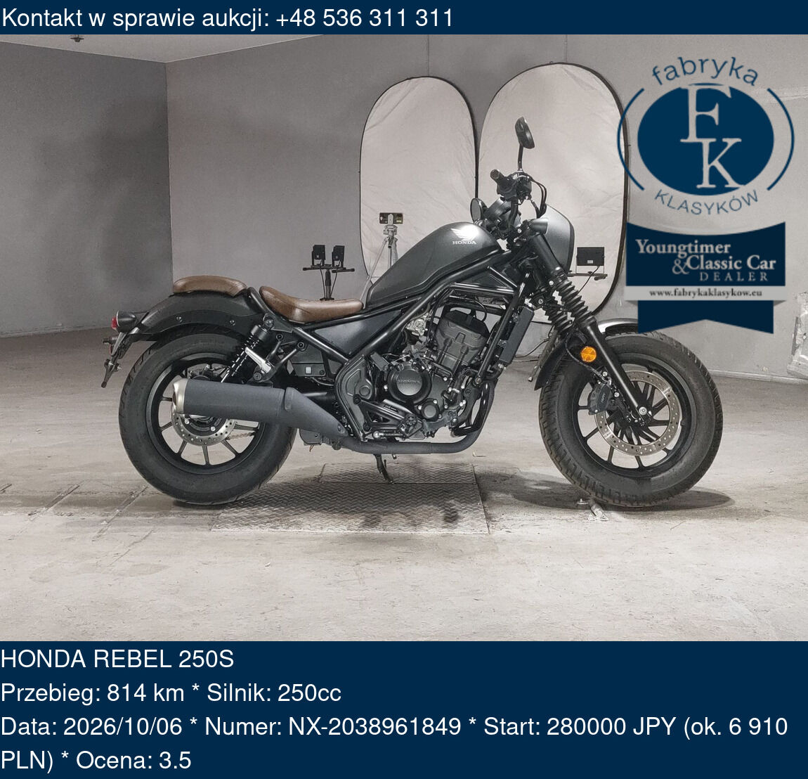 HONDA REBEL 250S  - zdjęcie 2