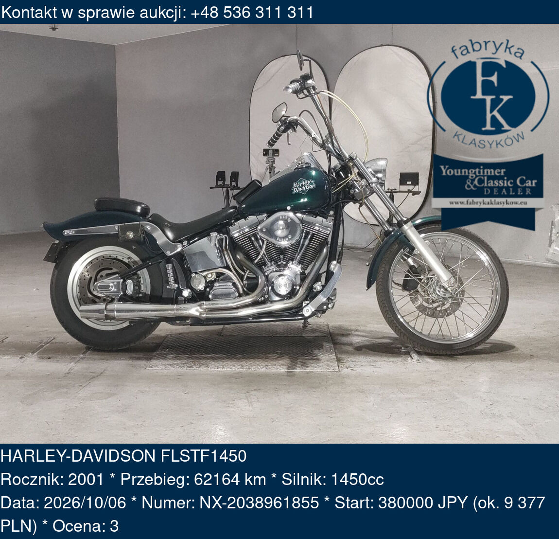 HARLEY-DAVIDSON FLSTF1450 2001 - zdjęcie 2