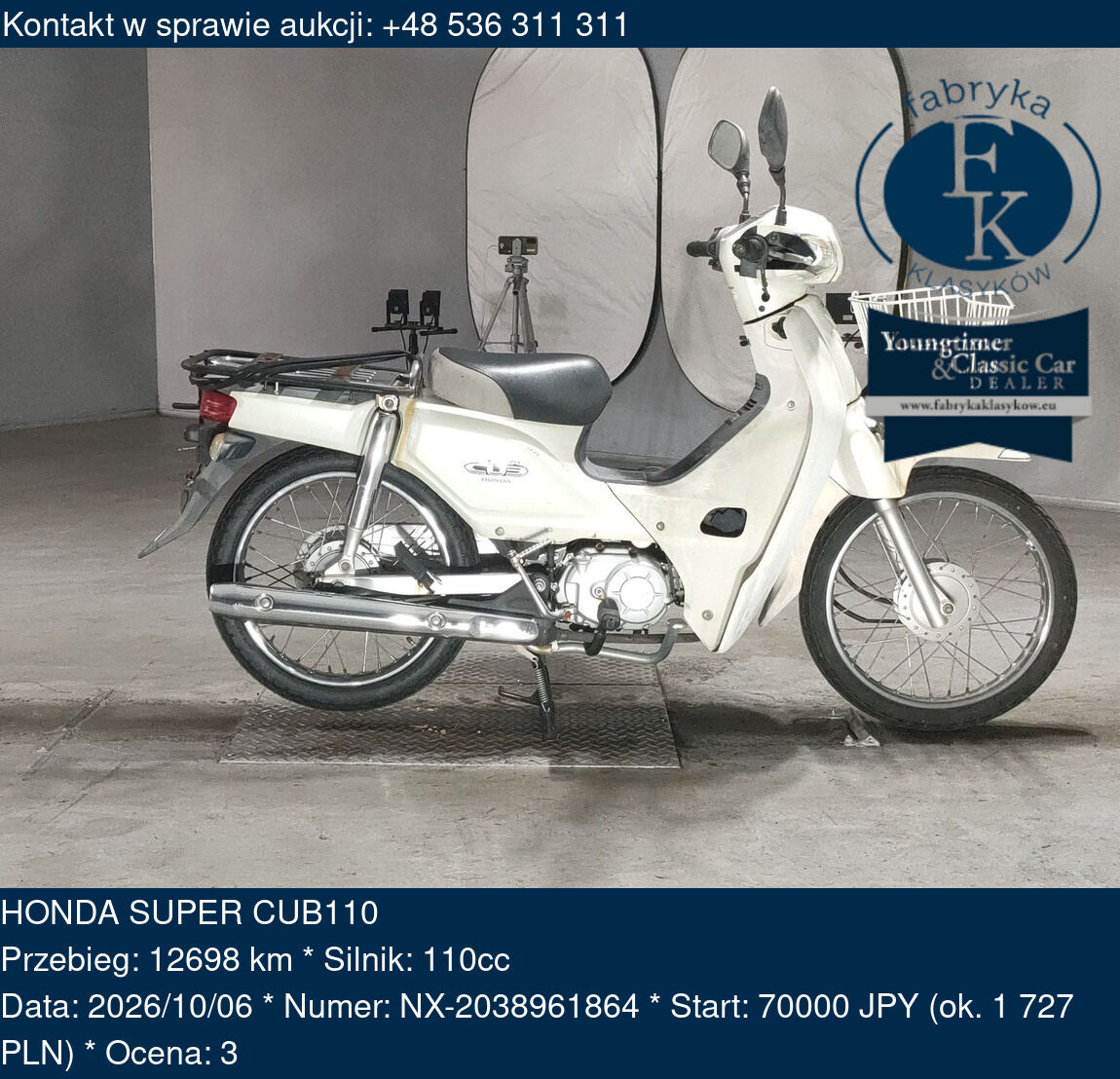 HONDA SUPER CUB110  - zdjęcie 2