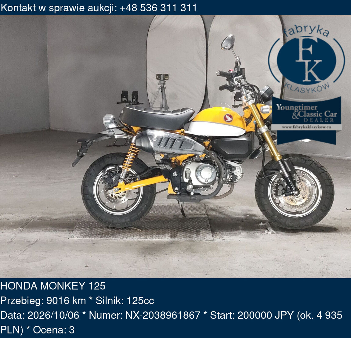 HONDA MONKEY 125  - zdjęcie 2