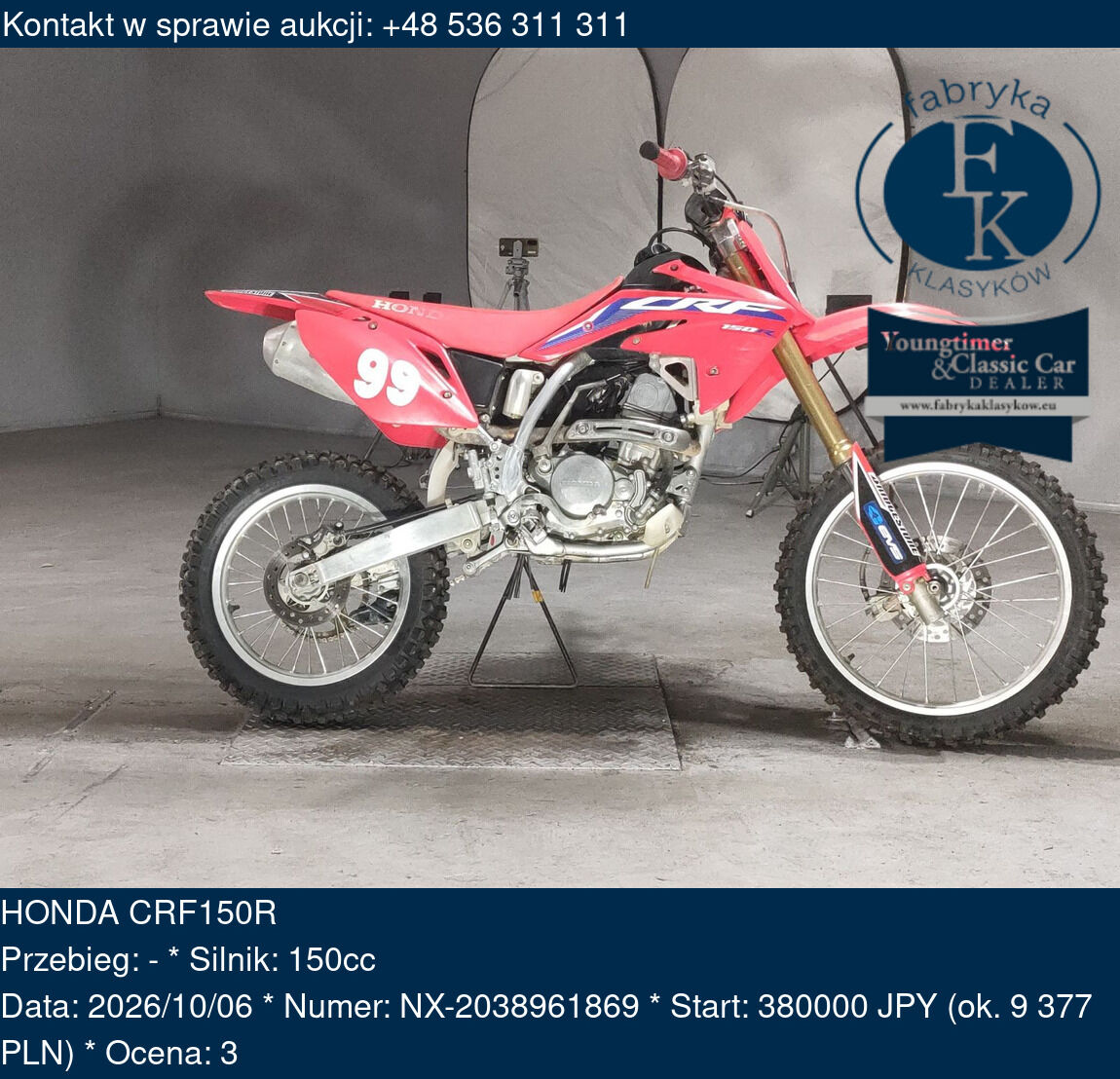 HONDA CRF150R  - zdjęcie 2