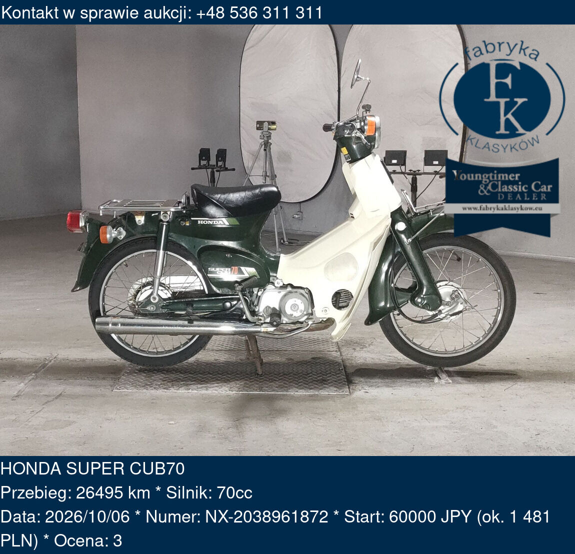 HONDA SUPER CUB70  - zdjęcie 2
