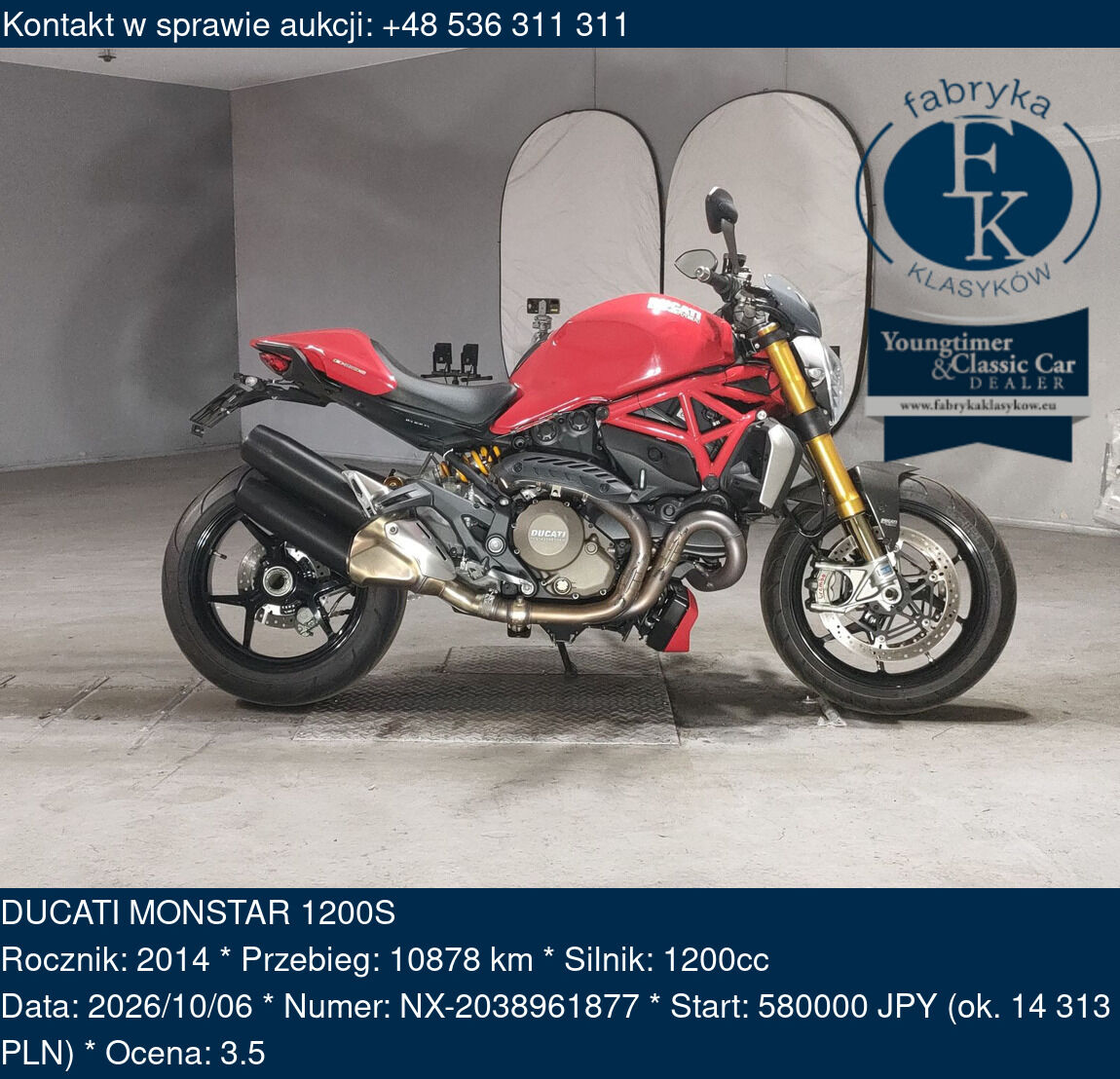 DUCATI MONSTAR 1200S 2014 - zdjęcie 2