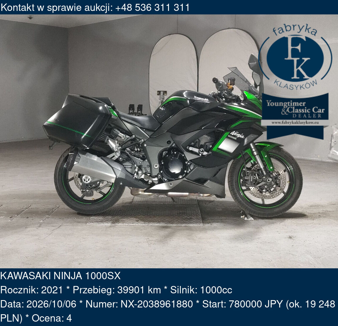 KAWASAKI NINJA 1000SX 2021 - zdjęcie 2