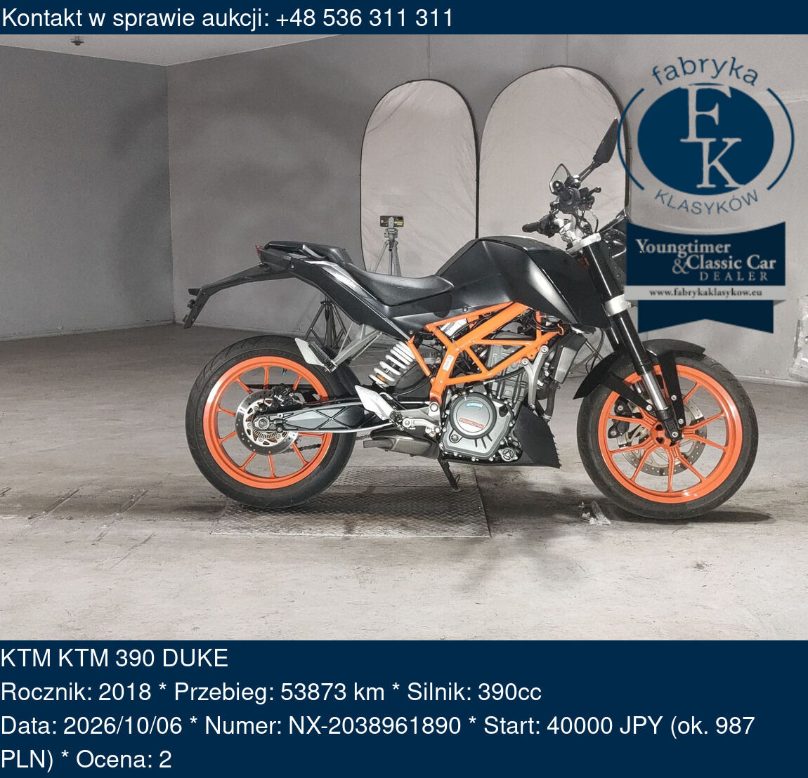 KTM KTM 390 DUKE 2018 - zdjęcie 2