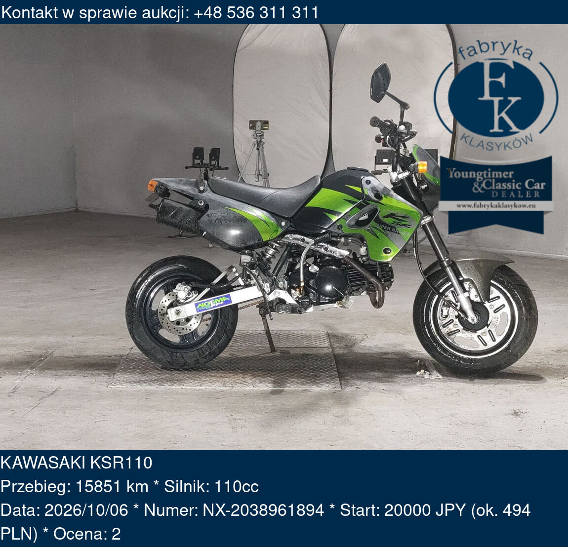 KAWASAKI KSR110  - zdjęcie 2