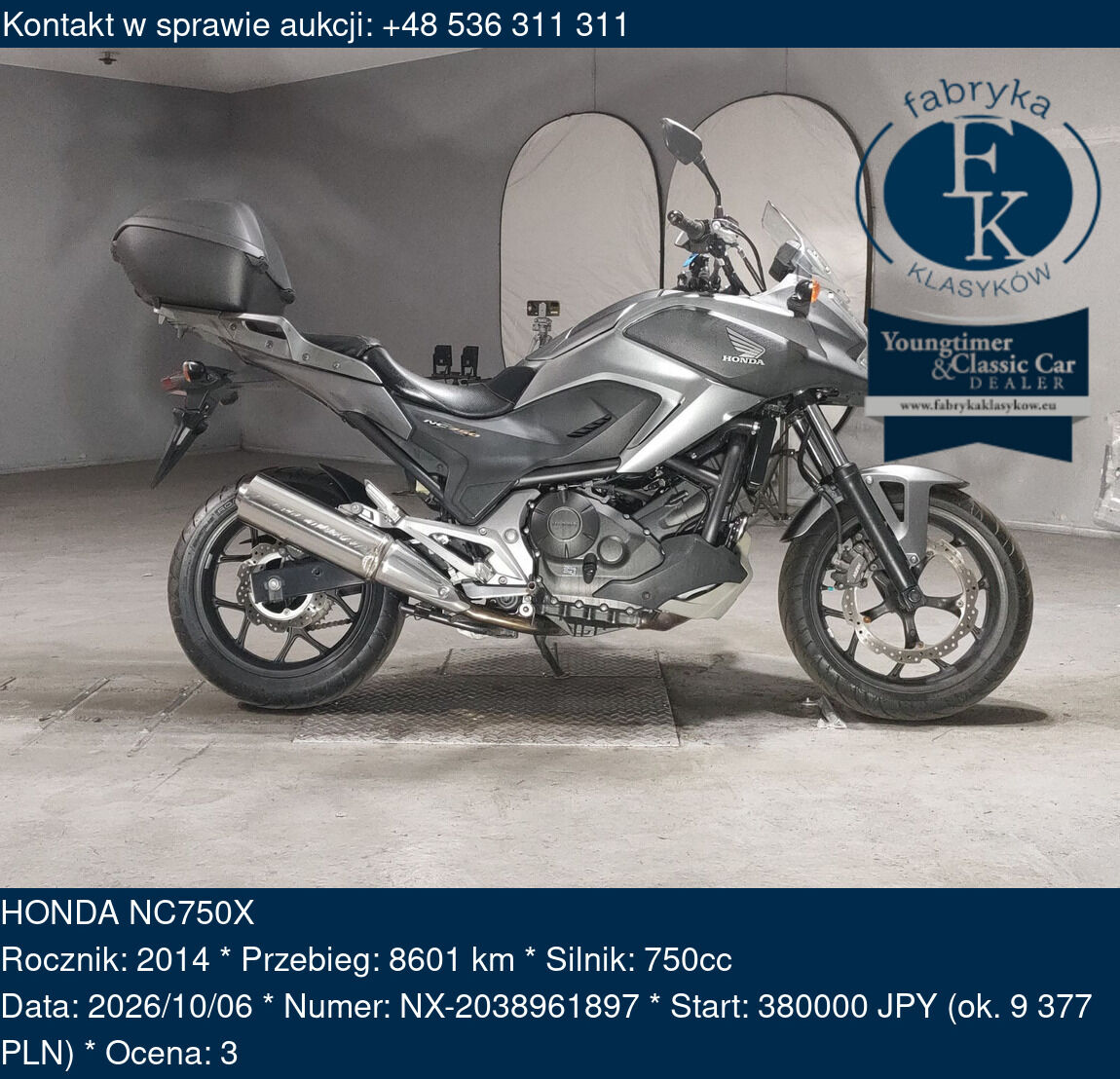 HONDA NC750X 2014 - zdjęcie 2