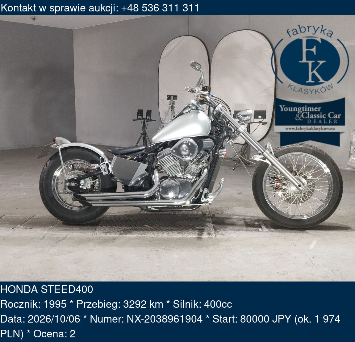 HONDA STEED400 1995 - zdjęcie 2