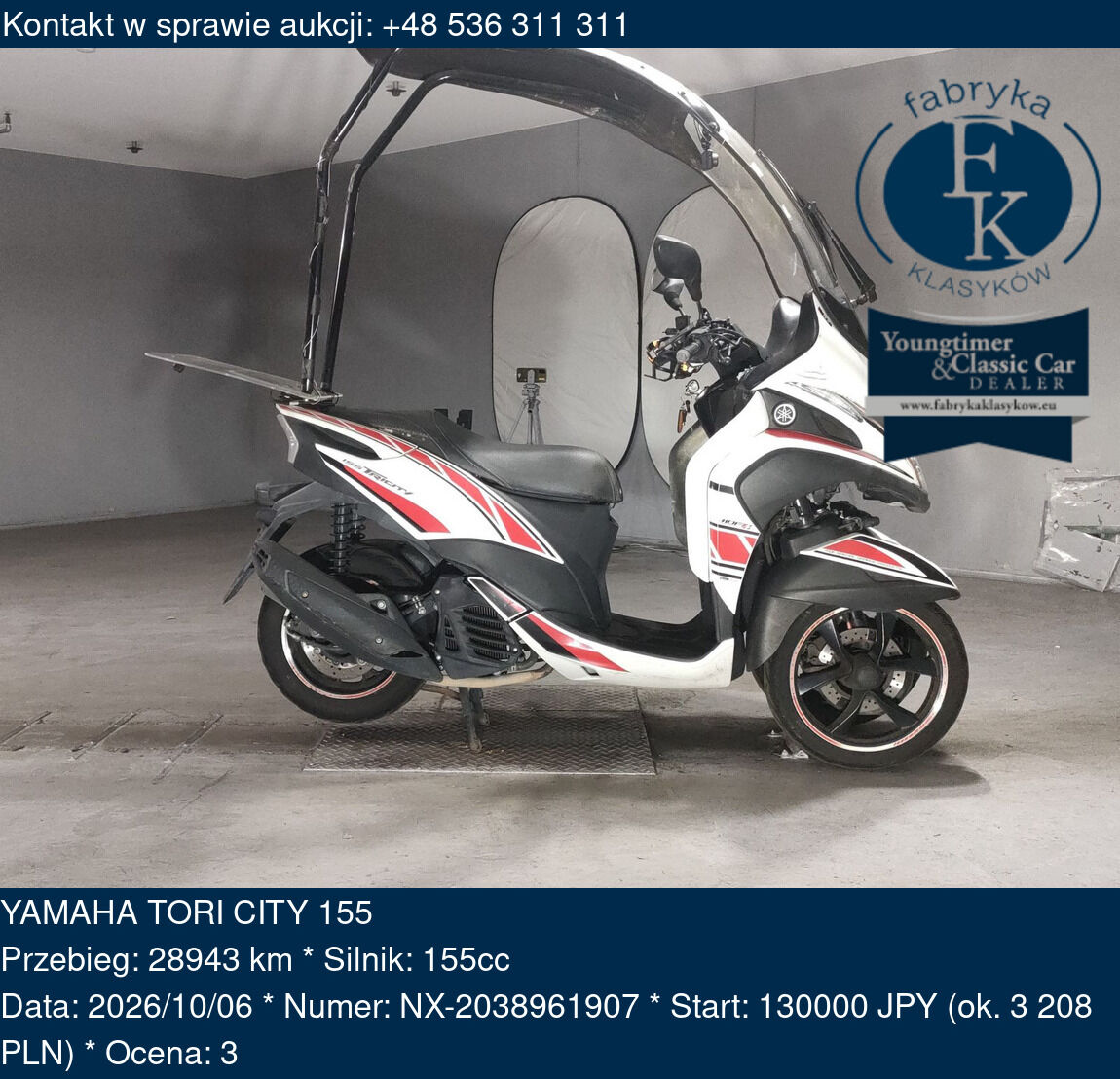 YAMAHA TORI CITY 155  - zdjęcie 2