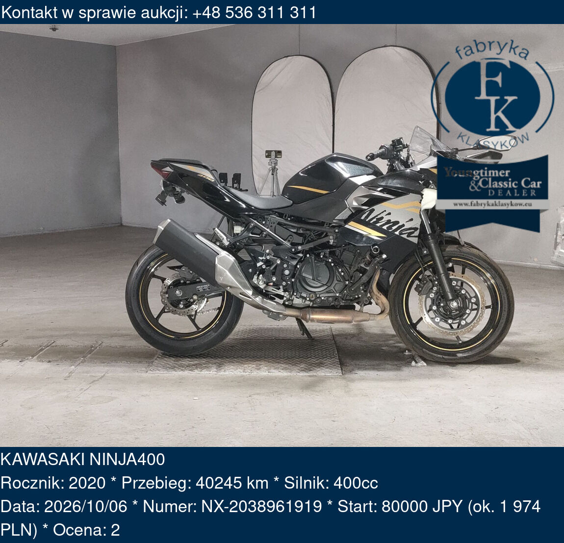 KAWASAKI NINJA400 2020 - zdjęcie 2
