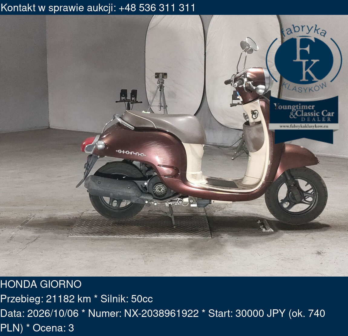 HONDA GIORNO - zdjęcie 2
