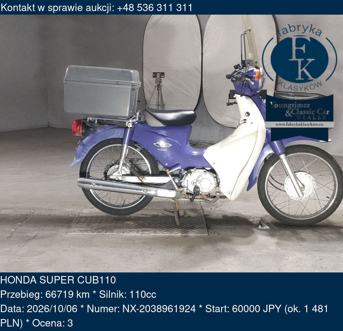 HONDA SUPER CUB110  - zdjęcie 2