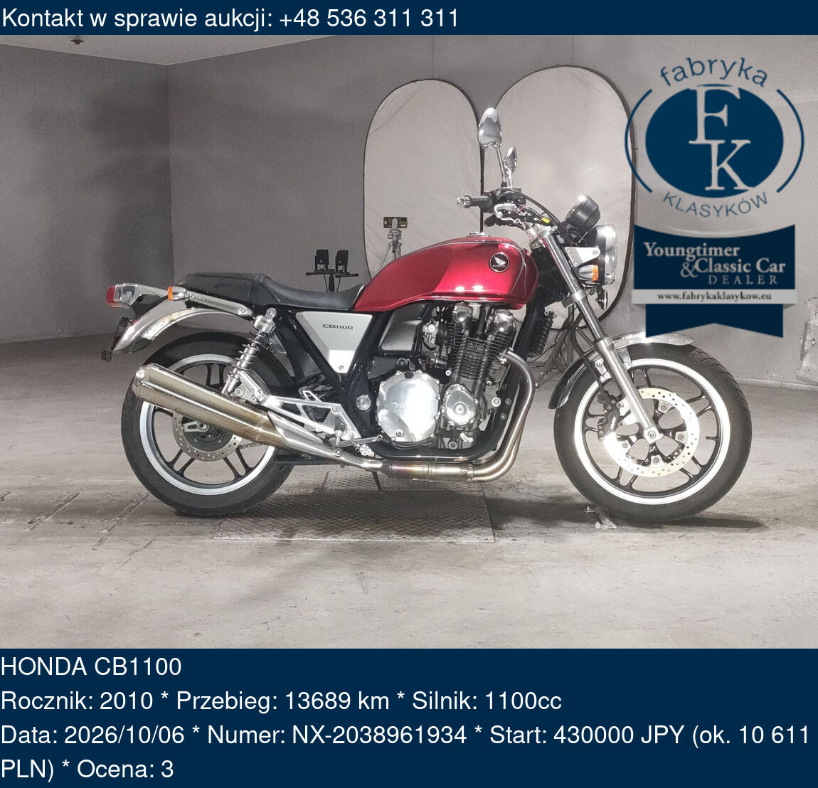 HONDA CB1100 2010 - zdjęcie 2