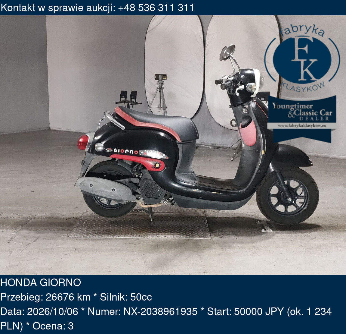 HONDA GIORNO - zdjęcie 2