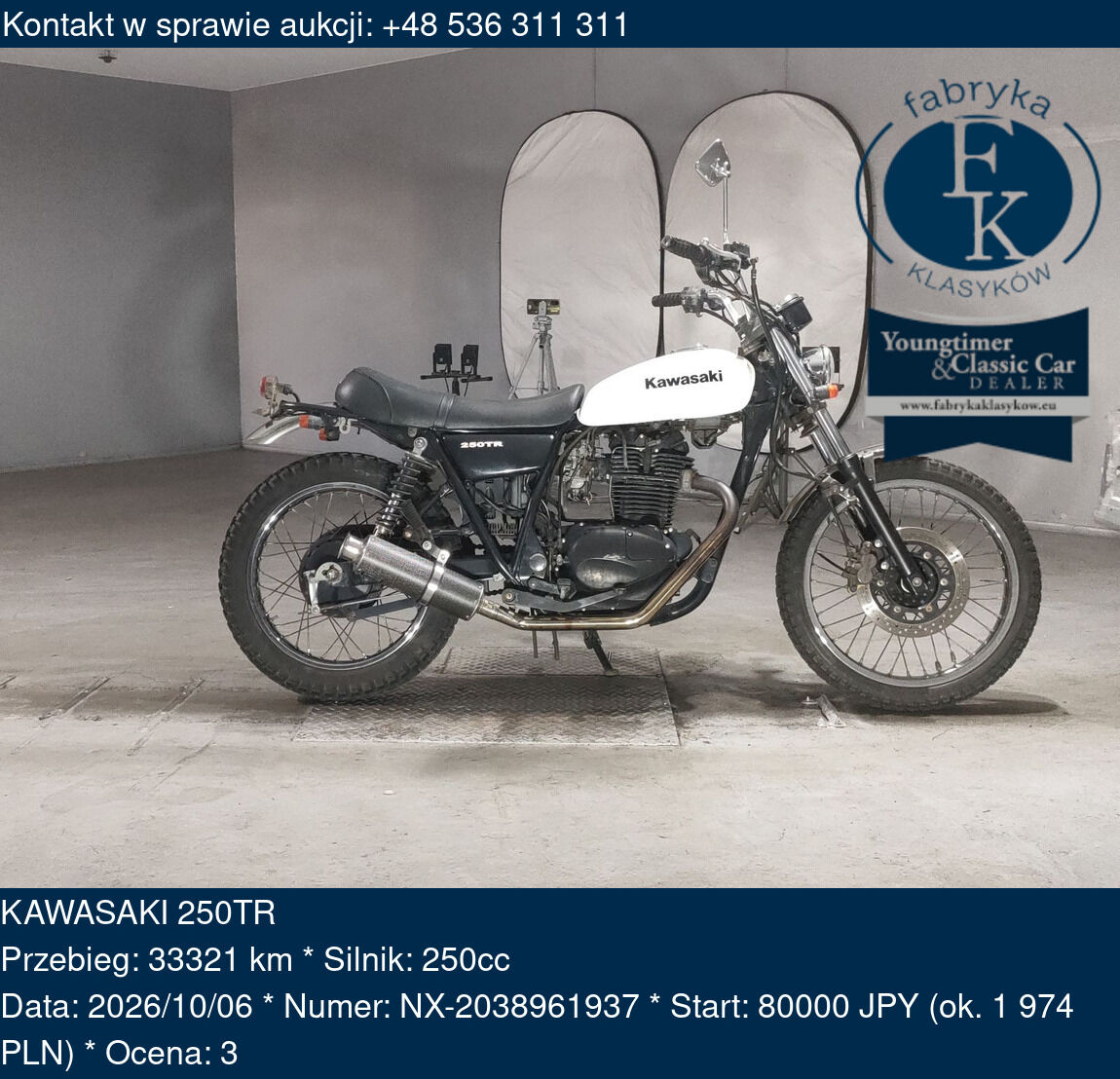 KAWASAKI 250TR  - zdjęcie 2