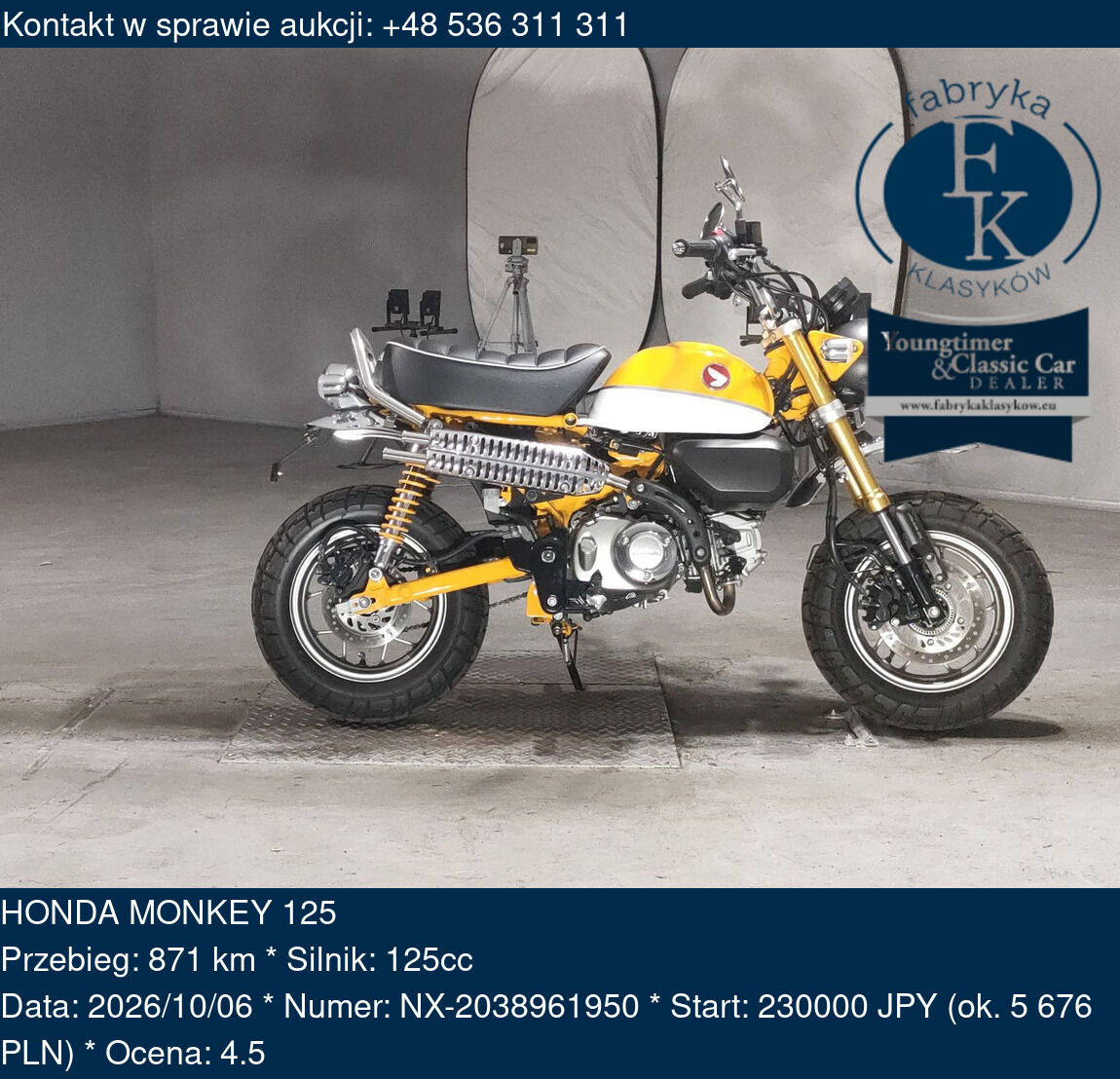 HONDA MONKEY 125  - zdjęcie 2