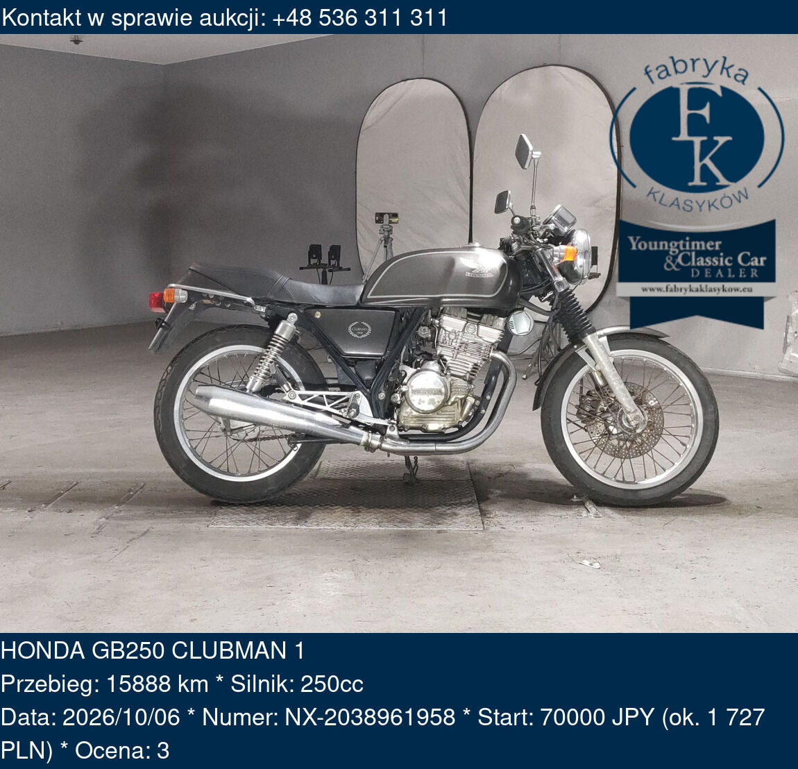 HONDA GB250 CLUBMAN 1  - zdjęcie 2