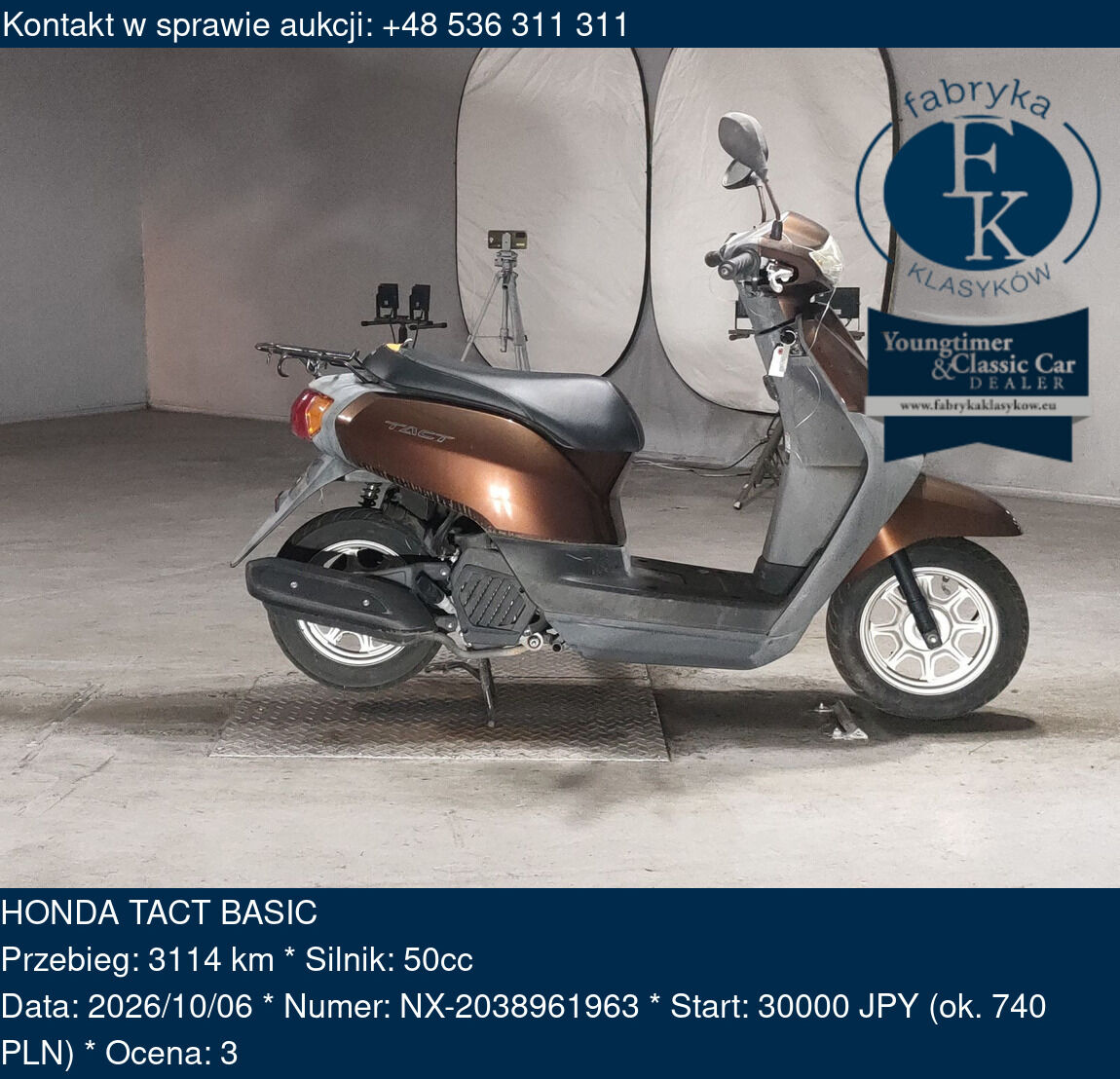 HONDA TACT BASIC - zdjęcie 2