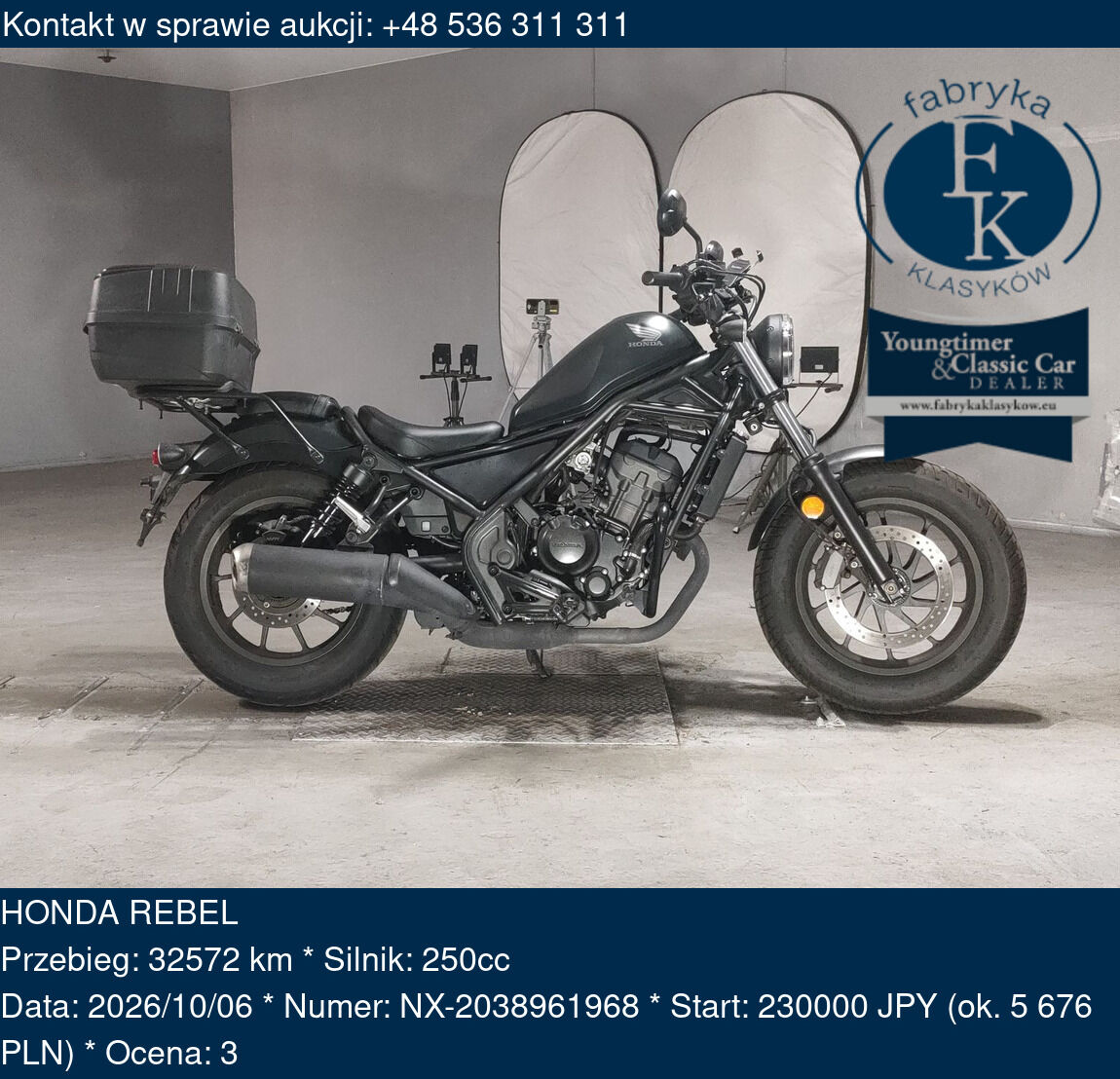 HONDA REBEL  - zdjęcie 2